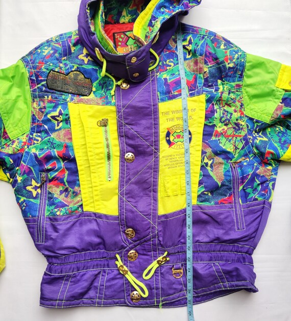 Vintage 90s Ellesse Jacket Full Zip Ellesse Windb… - image 9