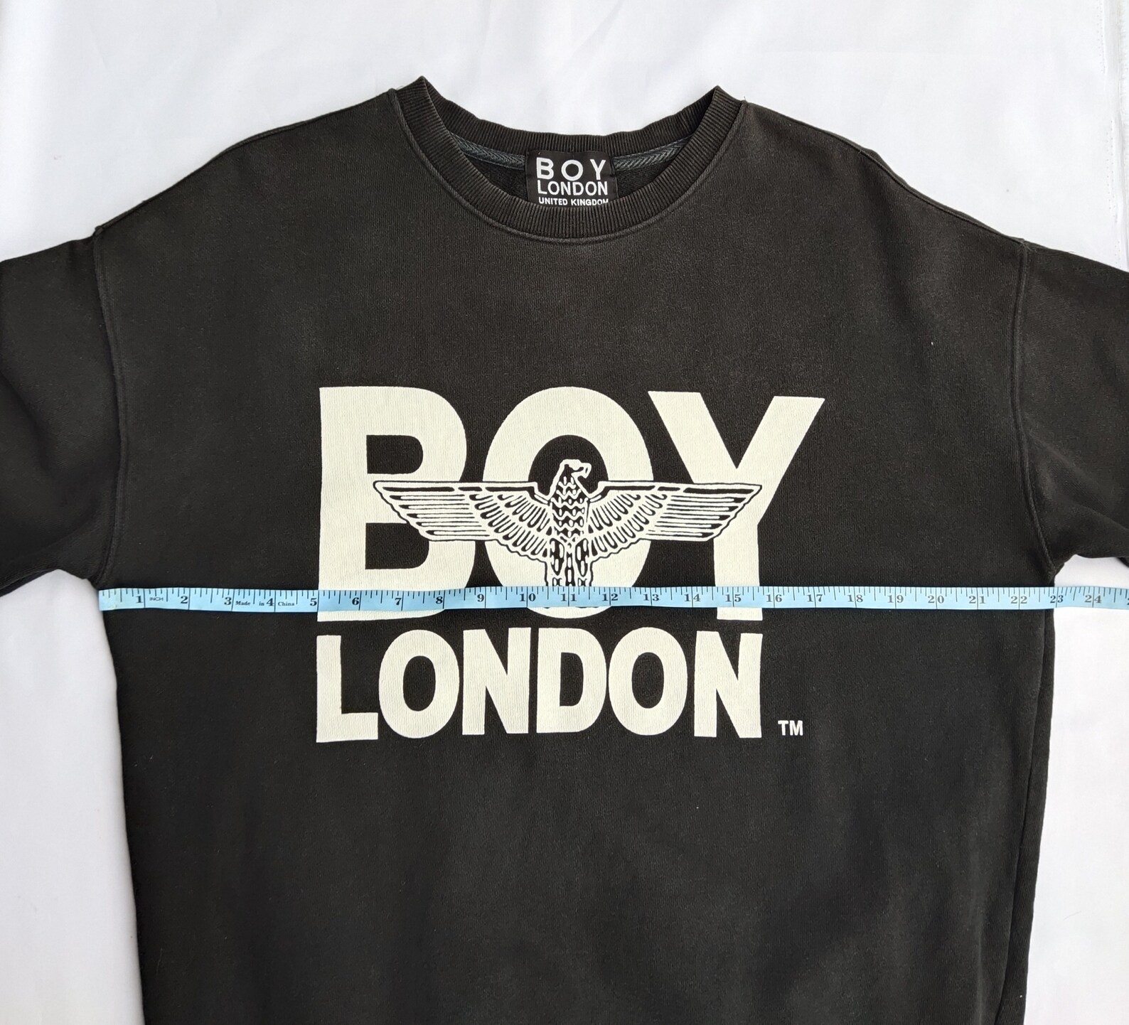 Vintage 90s Boy London Sweatshirt Crewneck Boy London Sweater Etsy