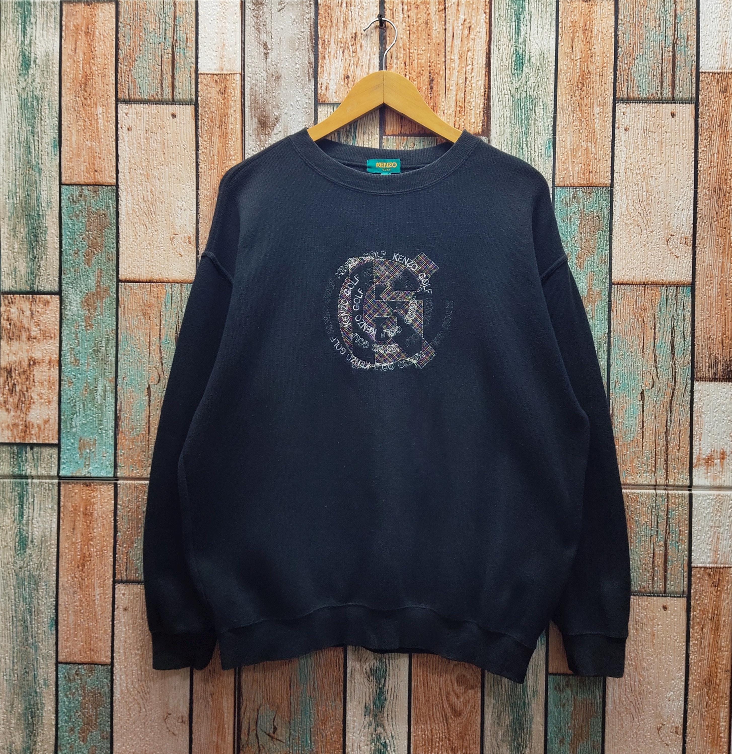 Vintage 90s Kenzo Golf Sweatshirt Kenzo Crewneck Kenzo Pullover