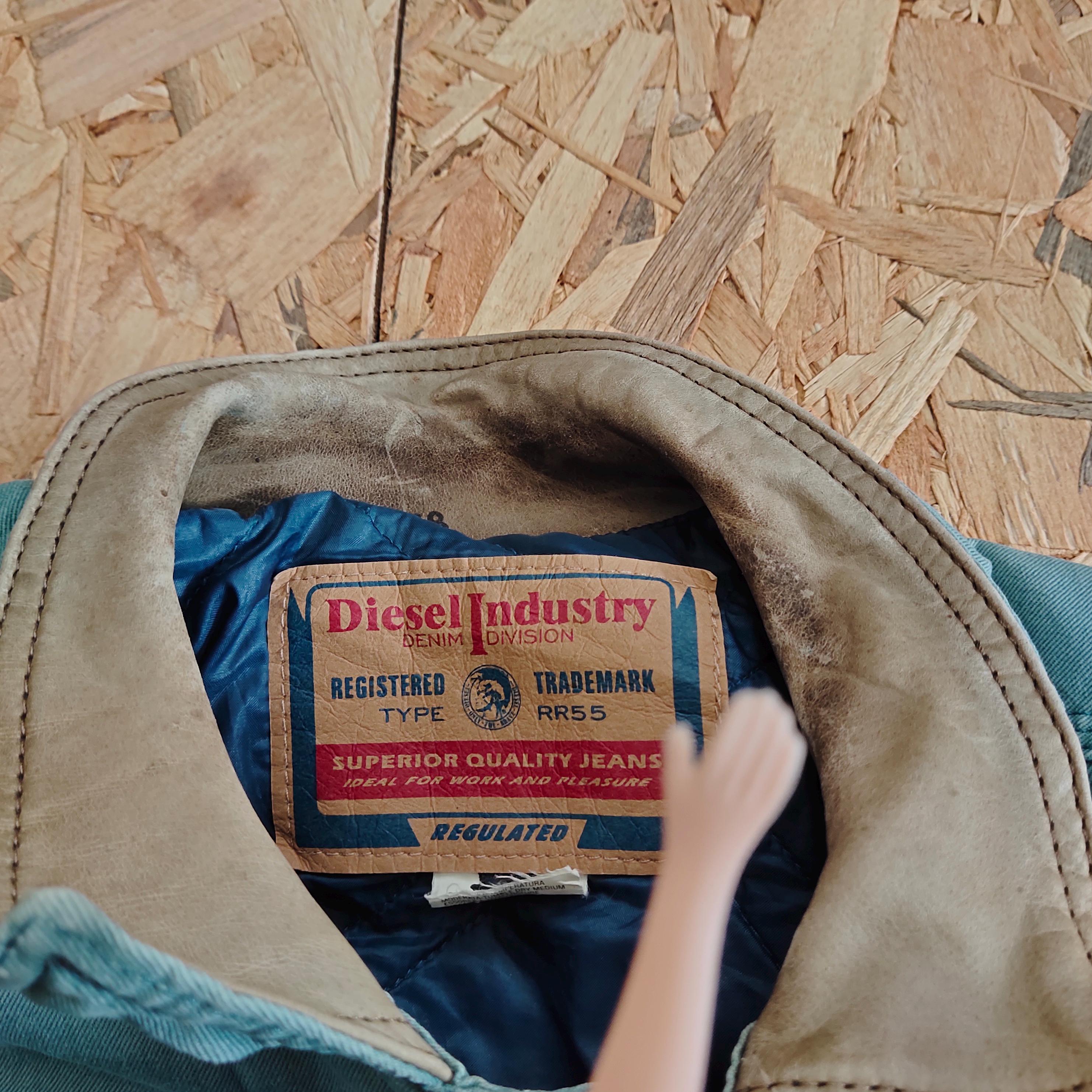 RARE Vintage 90s Distressed Diesel Industry Jeans Jacket Diesel