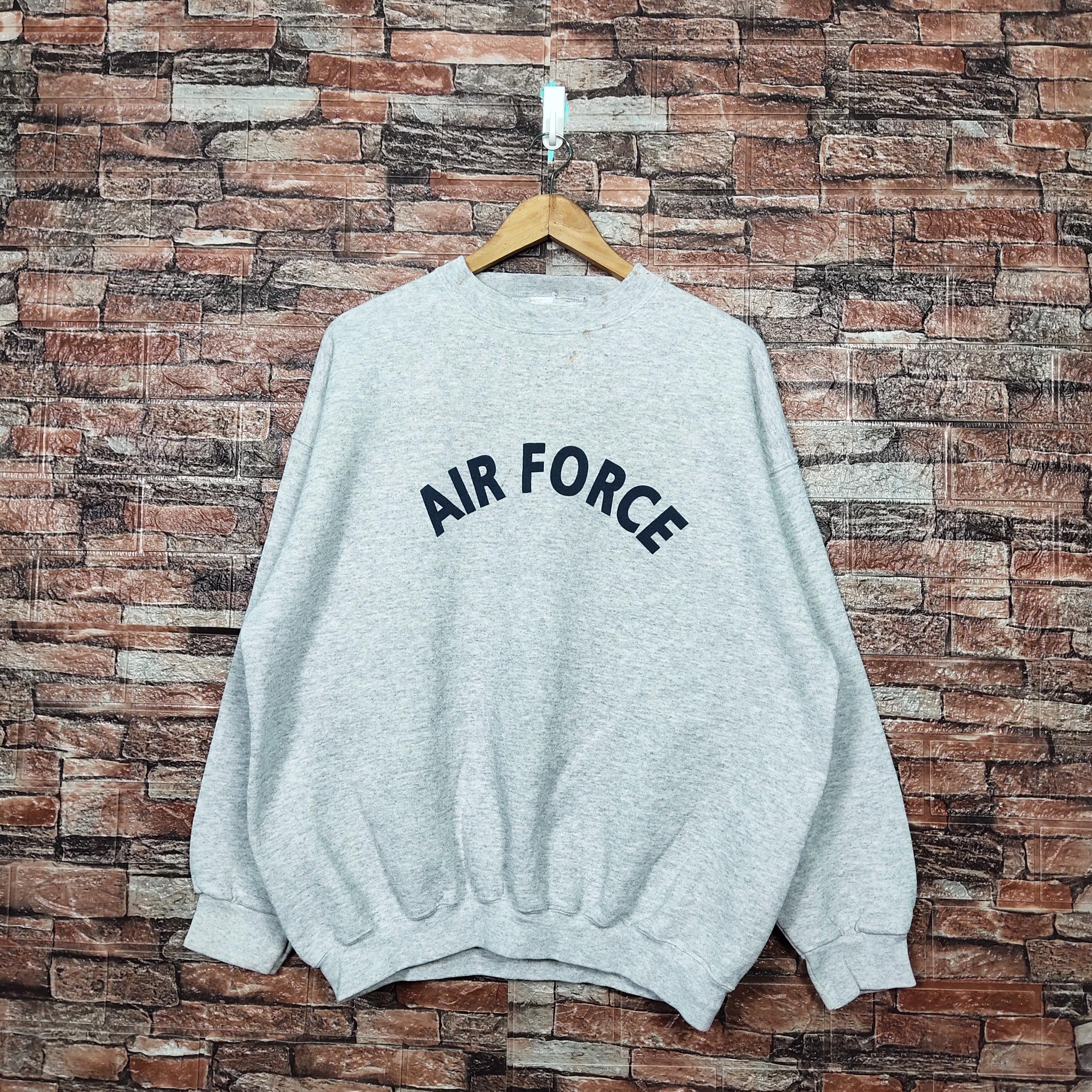 Vintage 90s Distressed United States Air Force USAF Sweatshirt USAF  Crewneck USAF Pullover Usaf Sweater Printed Logo Gray Color Men's M - Etsy  Canada
