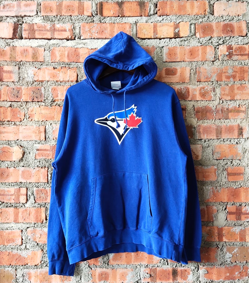 Vintage Toronto Blue Jays Baseball Hoodie Blue Jays Sweatshirt Etsy UK