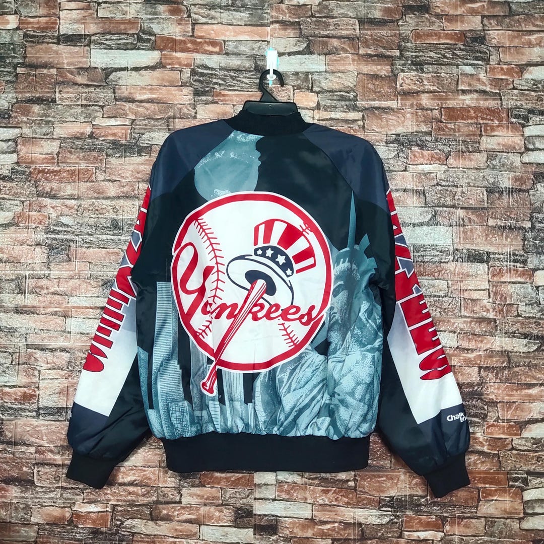 ジャケット・アウター 90's 80's newyork yankees stadium jumper 1980s Vintage Starter Mlb New york Yankees Usa Stadium