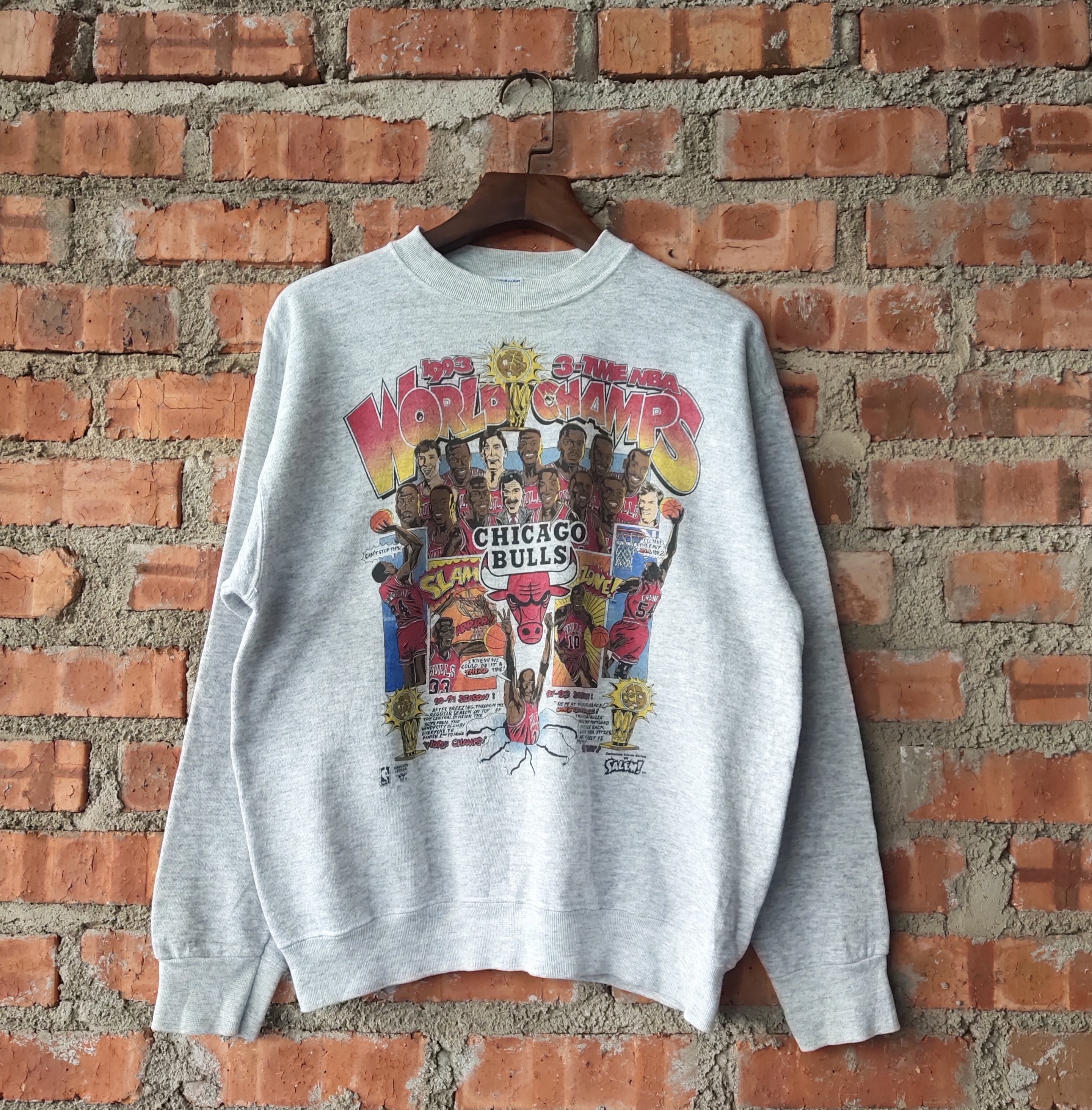 80s 90s Chicago Bulls Sweatshirt - Women's Medium, Men's XS – Flying Apple  Vintage