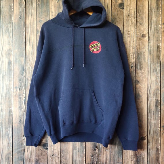 Vintage 90s Santa Cruz Skateboarding Sweatshirt Santa Cruz Hoodie