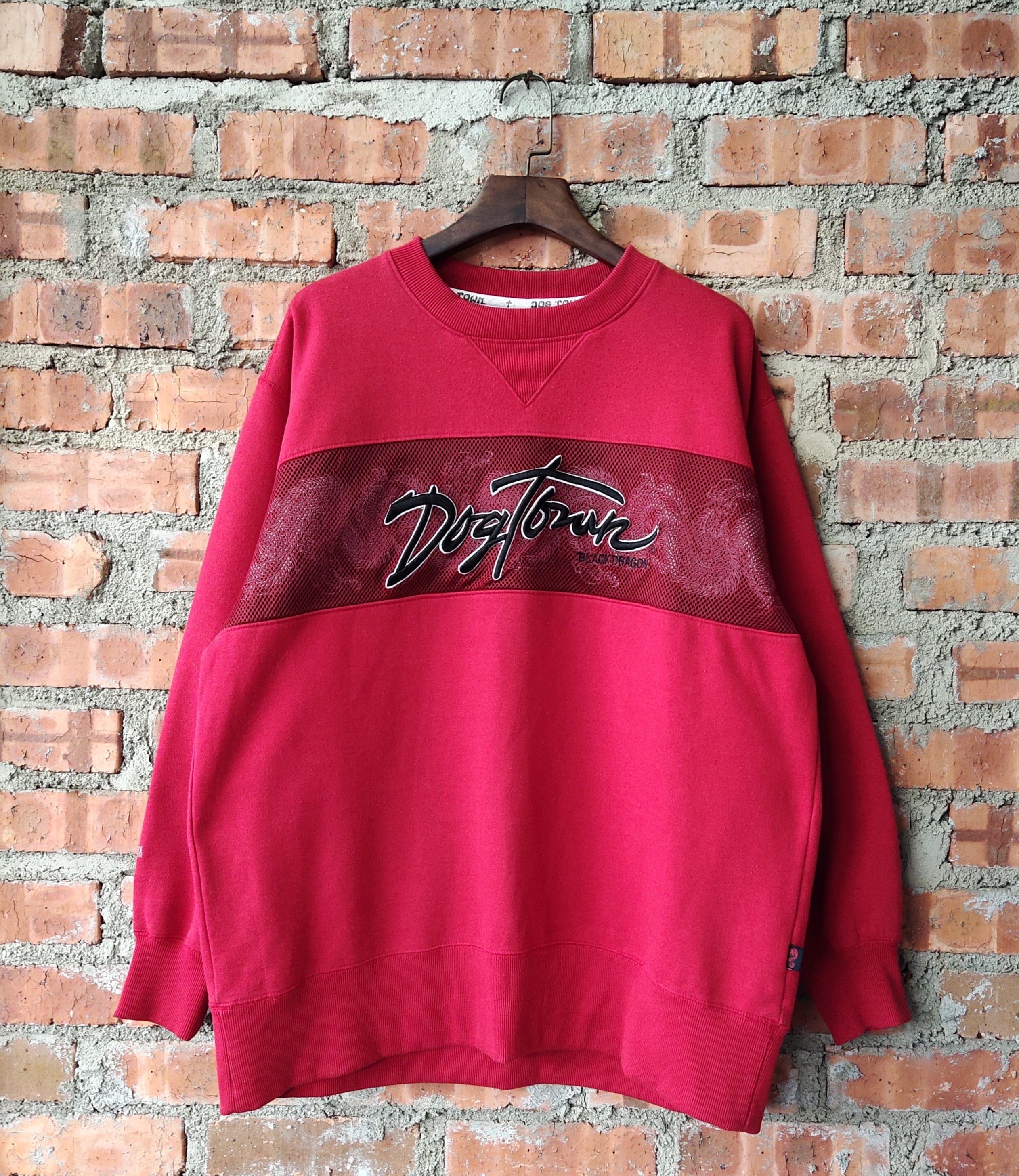 Vintage 90s Dogtown Black Dragon Sweatshirt Dogtown Crewneck