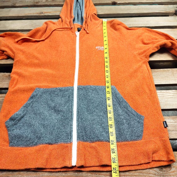Vintage Stussy Surfing Club Sweat a capuche Stussy Polaire Stussy Pull Stussy Pull Stussy Broderie Logo Couleur orange Homme M Etsy France