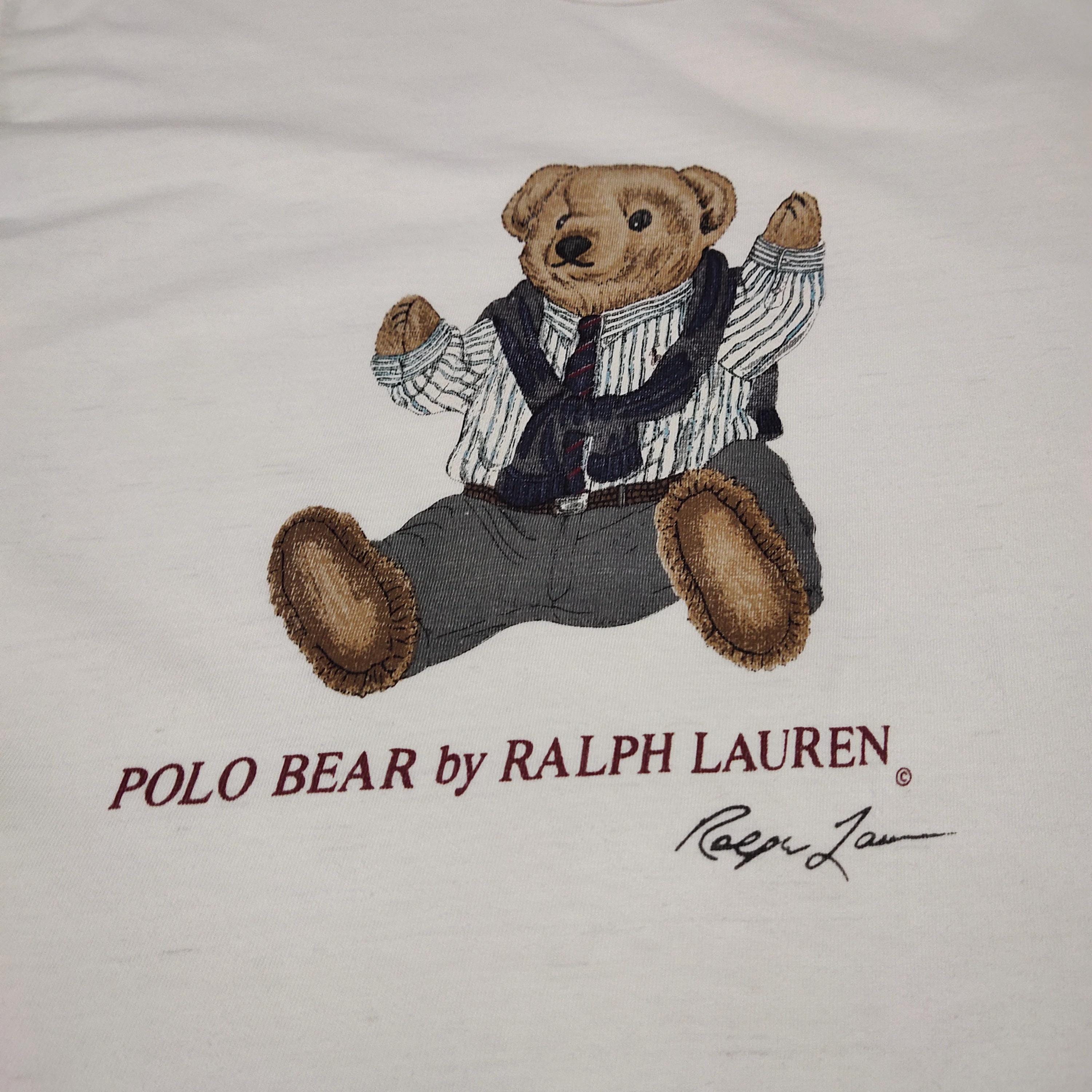 vintage 90s PoloRalphLauren PoloBearポロベア RARE Vintage Polo Ralph Lauren 90s Hand Knit Red Bear