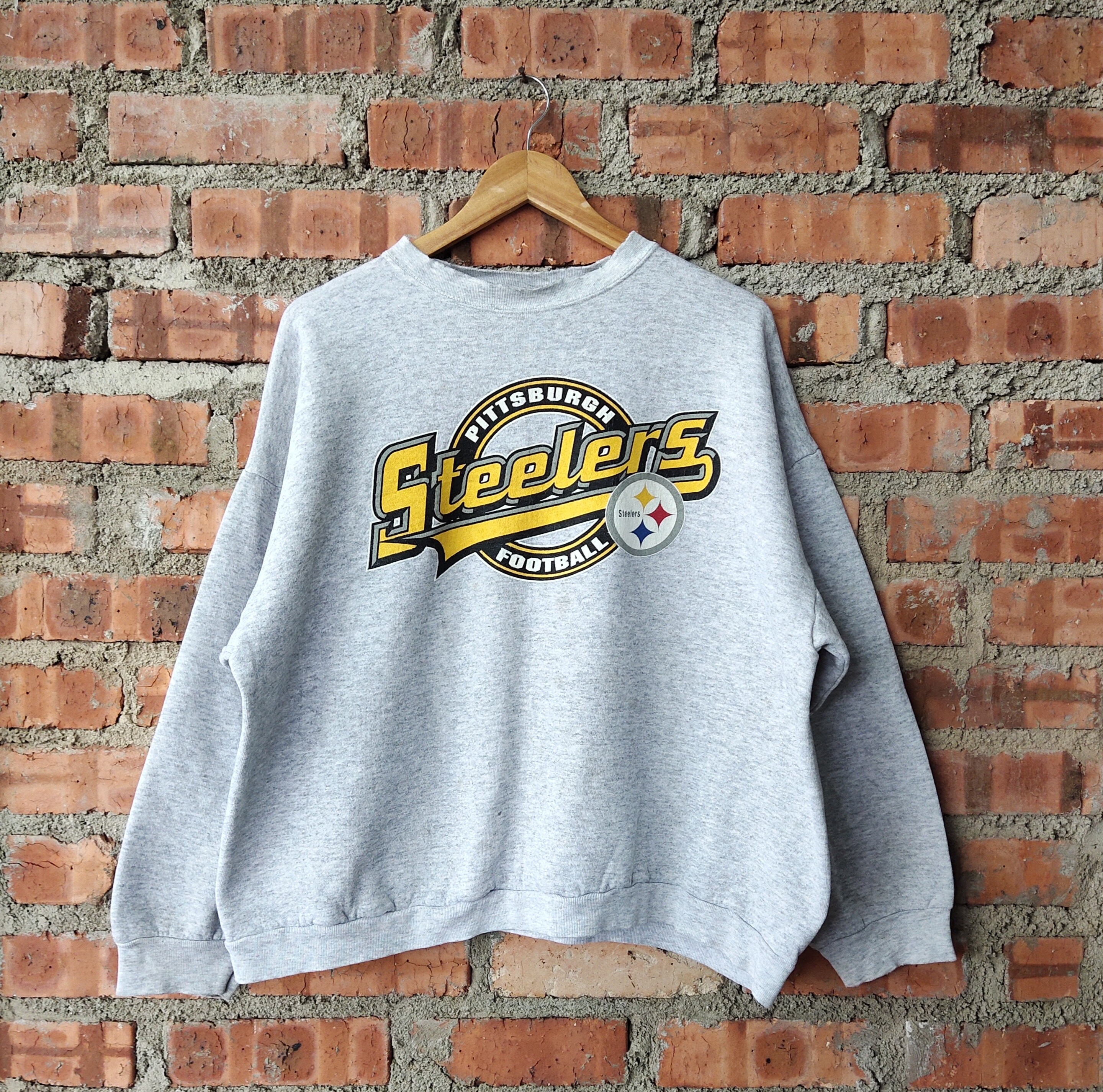 Womens steelers crewneck sweatshirt Clearance