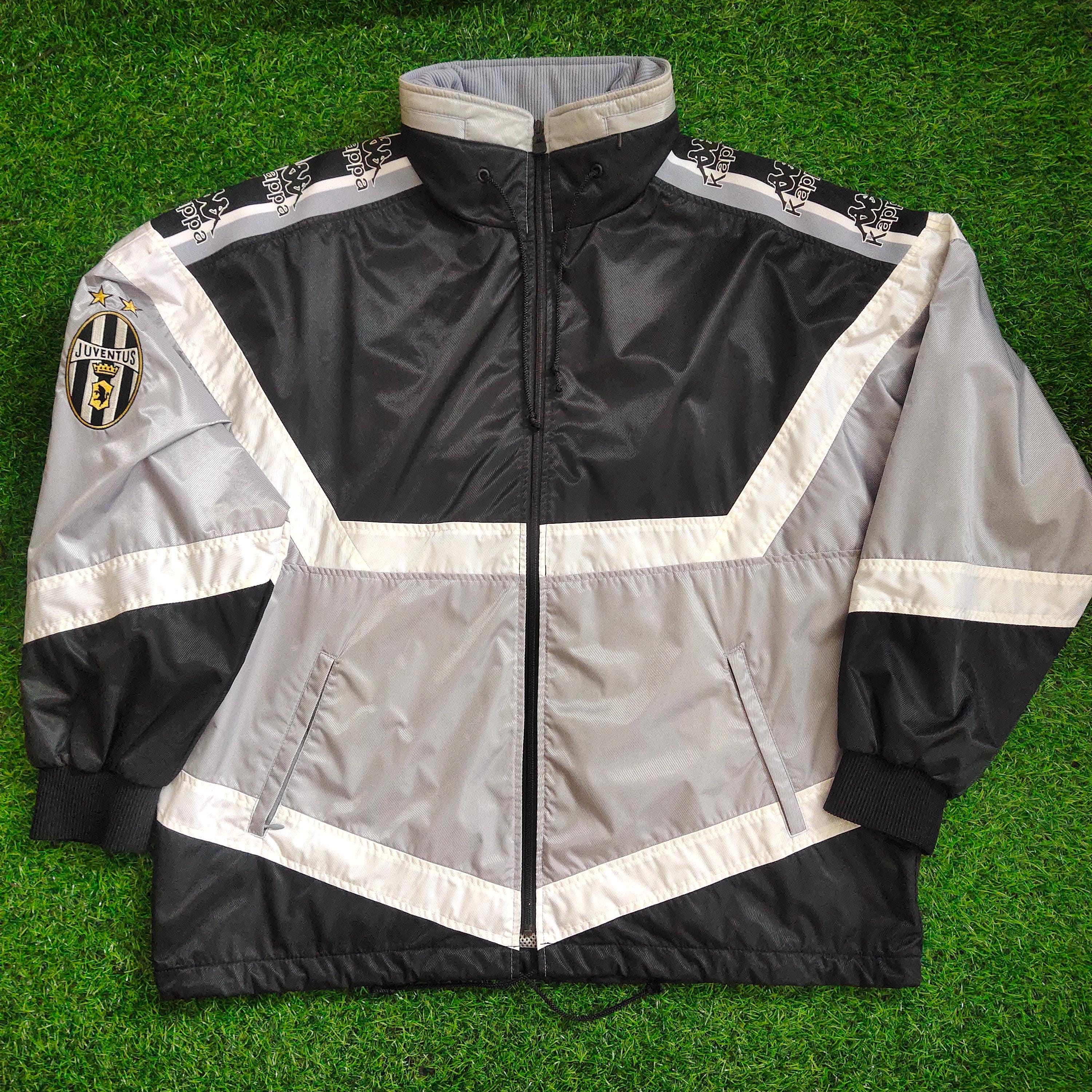 Kappa Juventus ジップアップジャケット RARE 90s Kappa Juventus FC Serie A Zip Up Track Jacket New