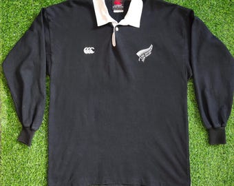 RARE Vintage 90s Distressed Canterbury New Zealand All