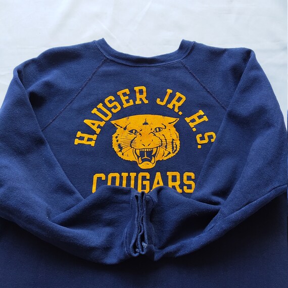 Vintage 80s Hauser JR. H.S. Cougars by Champion S… - image 8