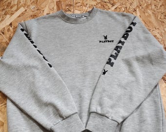 Vintage 90s Playboy Sweatshirt Playboy Crewneck Playboy Pullover