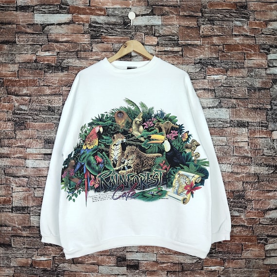 数々の賞を受賞 Rainforest 90s Vintage Cafe Rainforest Sweatshirt Habitat トップス