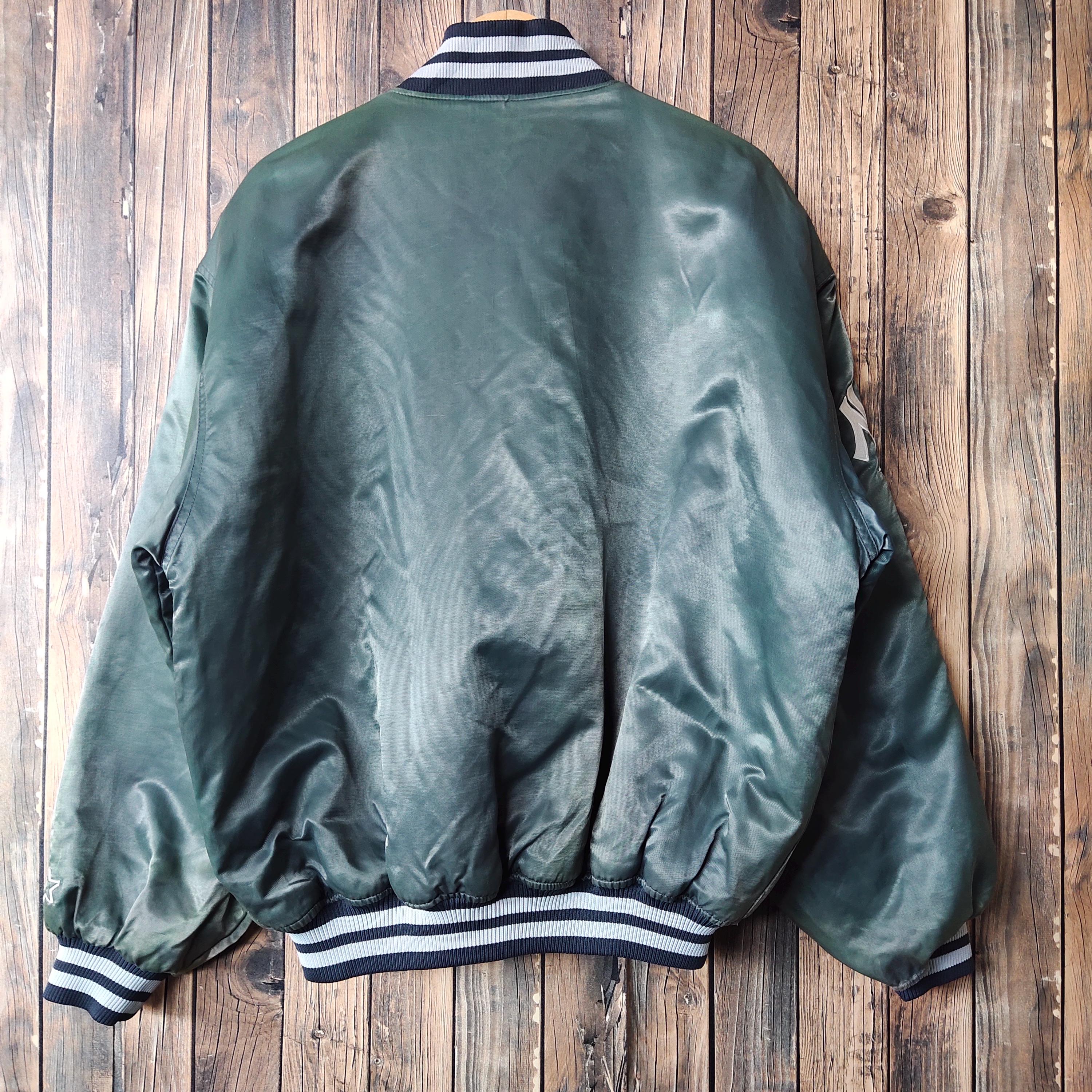 RARE Vintage 90s Distressed New York Yankees Baseball Satin Jacket