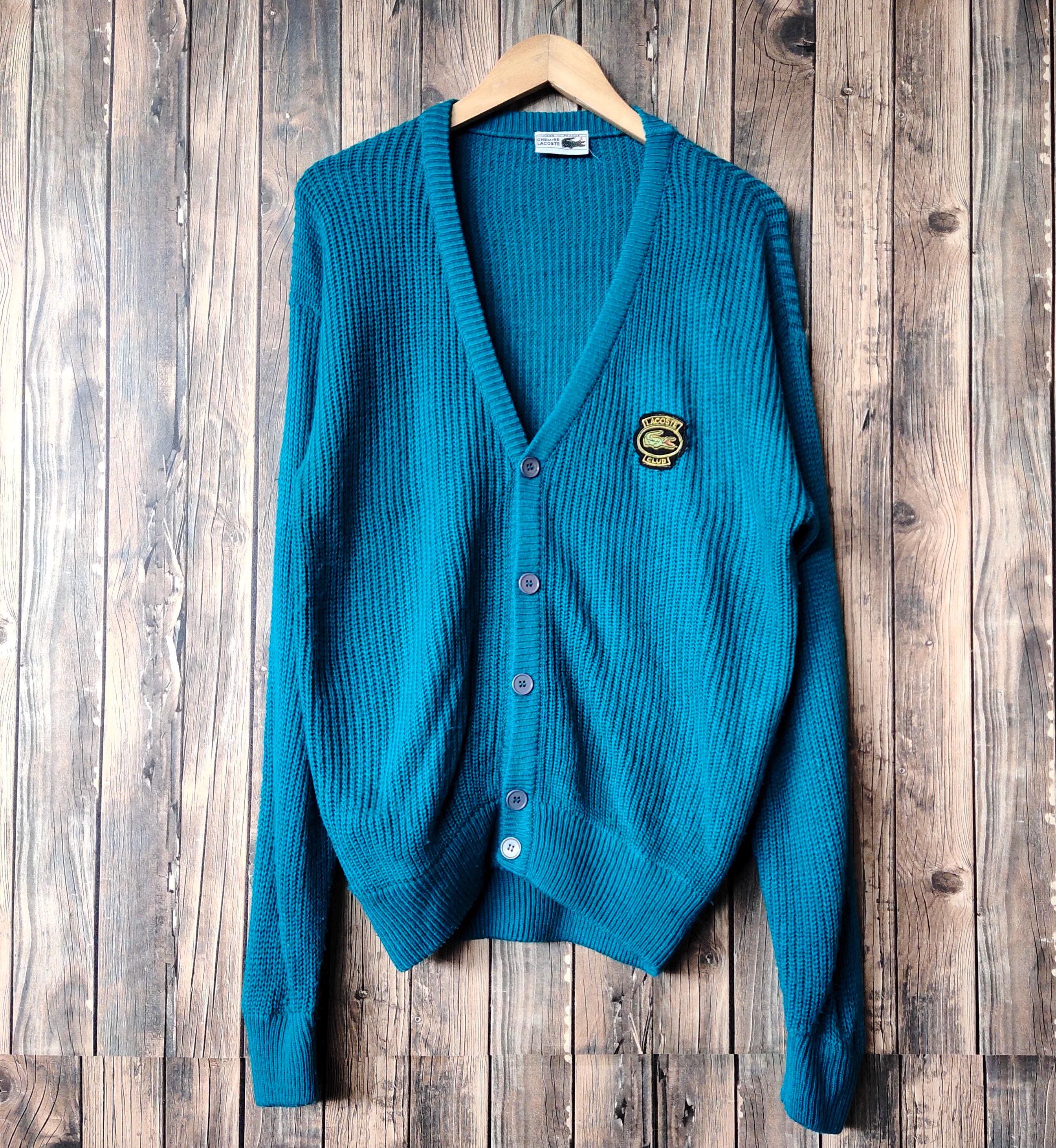 Lacoste Cardigan - Etsy Lacoste Cardigan - Etsy