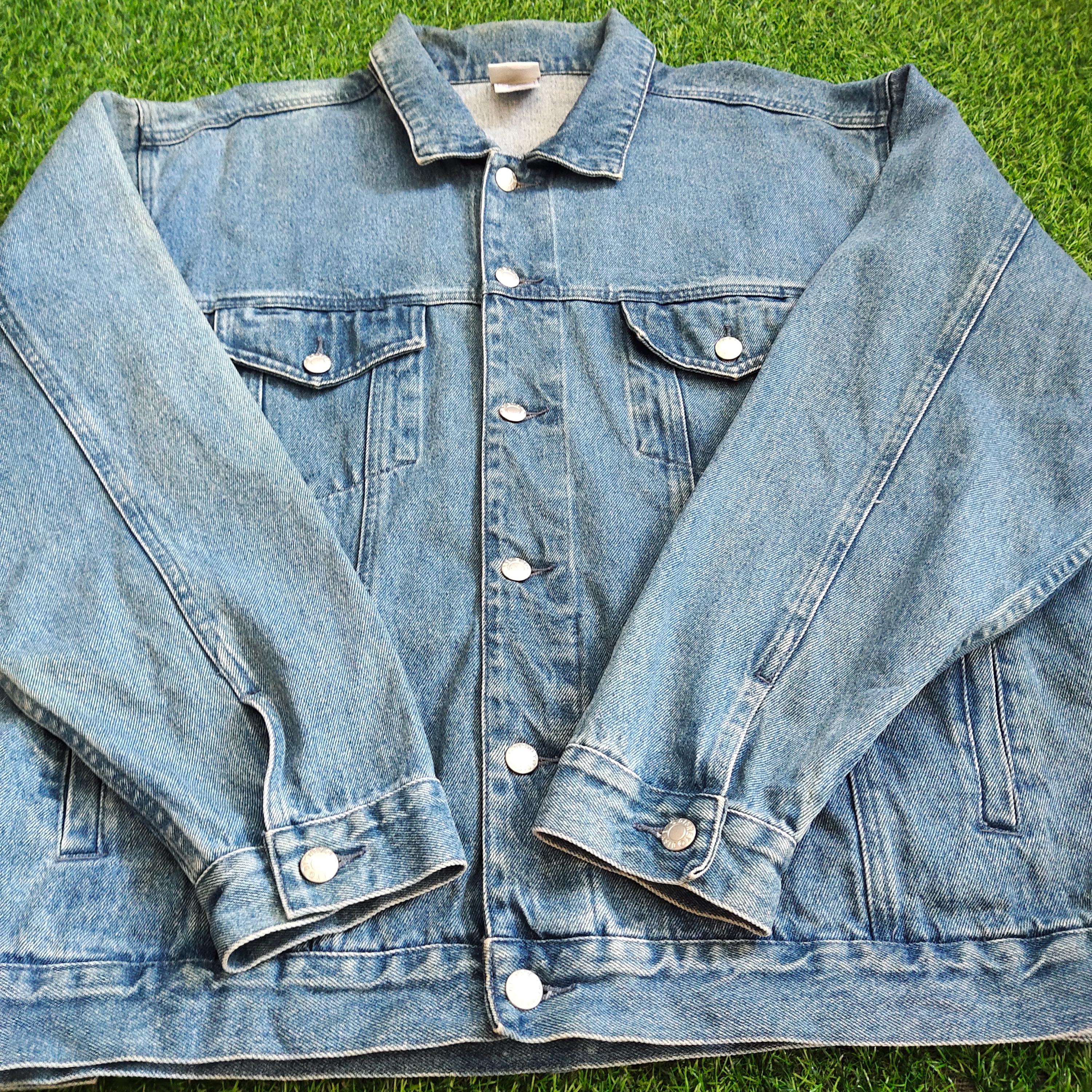 Vintage 90s Disney Beauty and the Beast Denim Jeans Jacket Disney