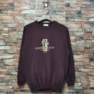 PIERRE 着こなそ BALMAIN] BIKER SWEATSHIRT JKT 48