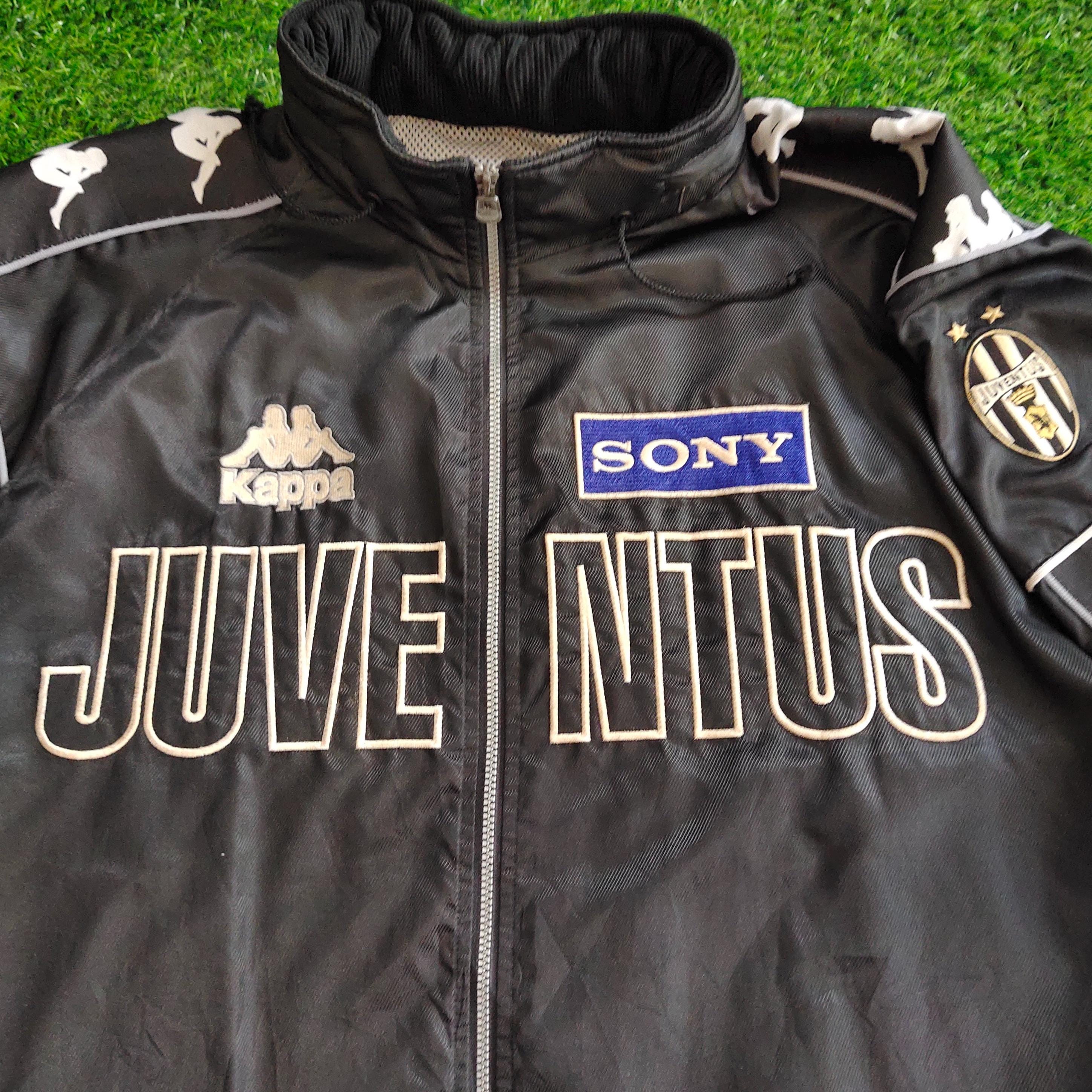 RARE Vintage Distressed Juventus Football by Kappa Side Tape Track