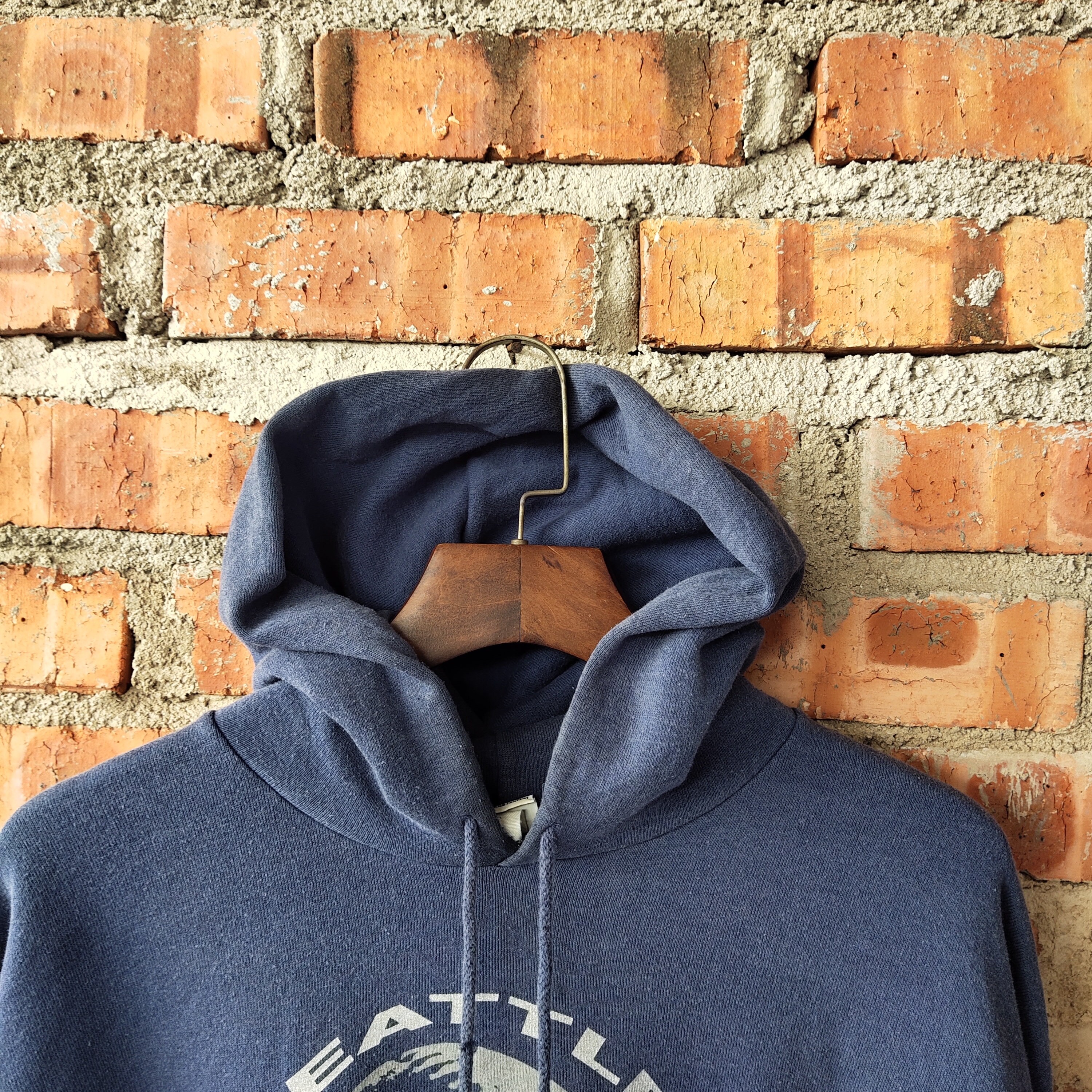 ♥MARITHE♥VINTAGE BASEBALL HOODIE Vintage Seattle Mariners Baseball by Lee Sport Hoodie