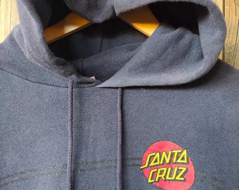 Vintage 90s Santa Cruz Skateboarding Sweatshirt Santa Cruz Hoodie