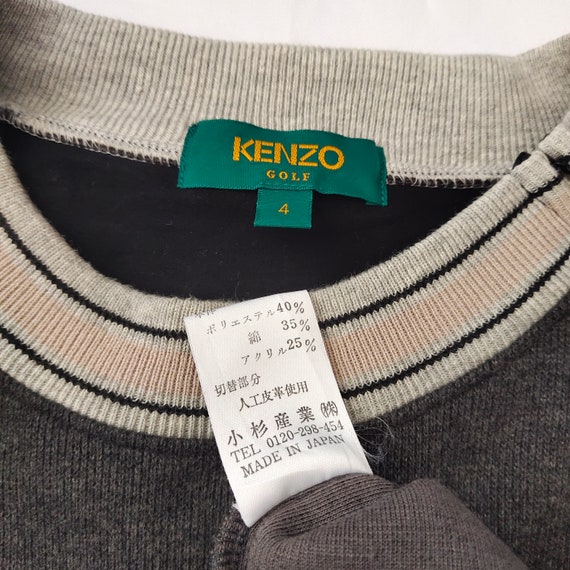 Vintage Kenzo Golf Sweatshirt Golf Crewneck Golf … - image 5