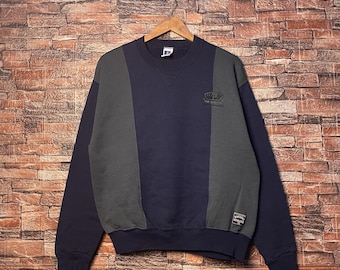 Vintage 90s Ron Jon Surf Shop by Russell Athletic Sweatshirt Ron Jon Crewneck Ron Jon Pullover Embroidery Logo Blue Color Men’s M