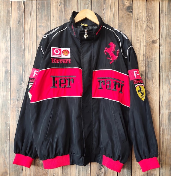 Vintage 90s Ferrari F1 Racing Jacket Ferrari Sweater Ferrari