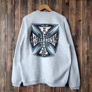 RARE Vintage 90s Distressed Billabong West Coast Choppers Logo