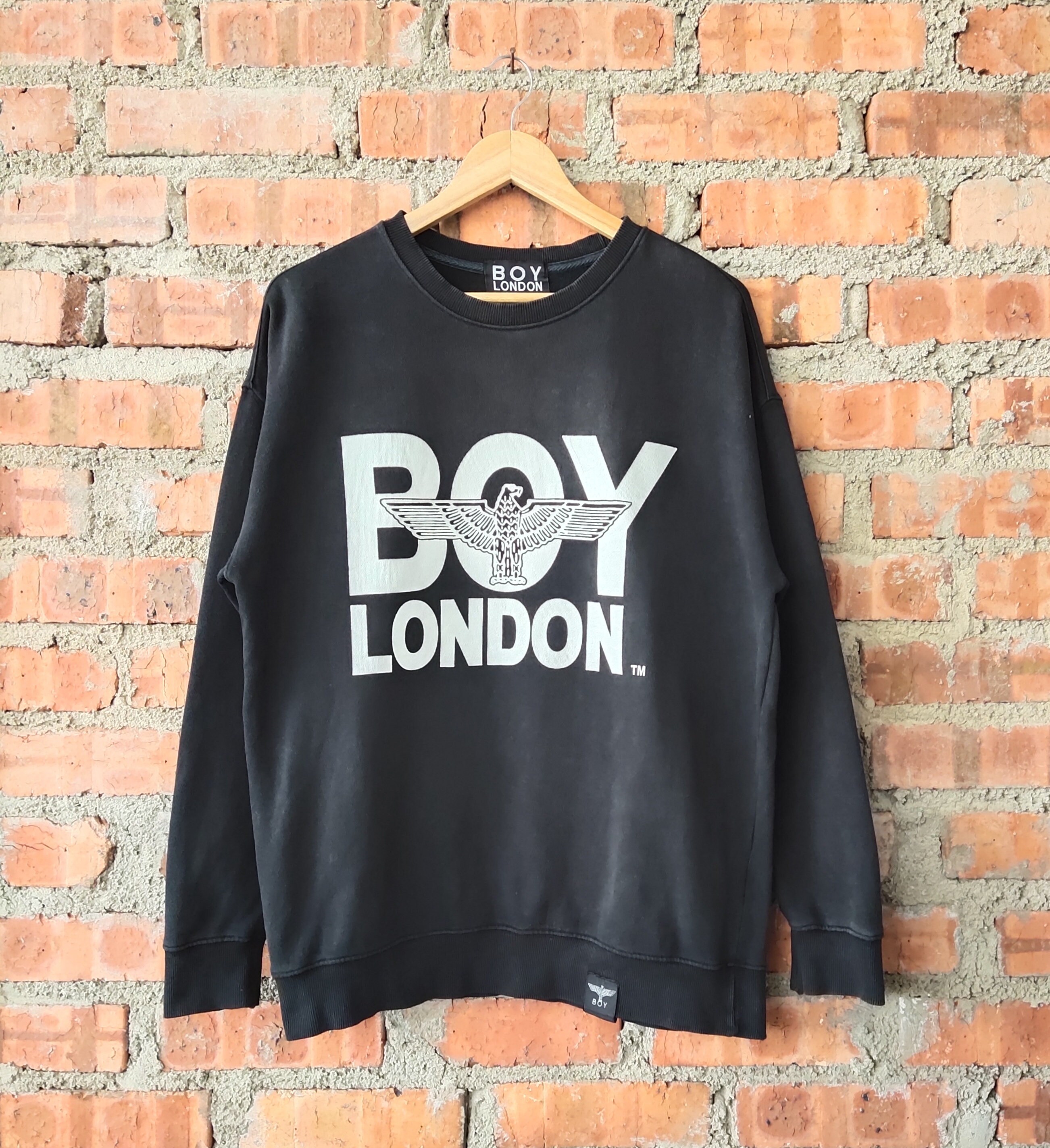 Vintage 90s Boy London Sweatshirt Crewneck Boy London Sweater Etsy