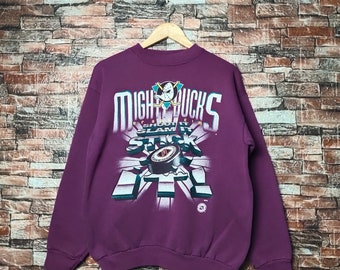 Sweat Vintage NHL Pittsburgh Penguins – Pro Player – Taille L – Années 90