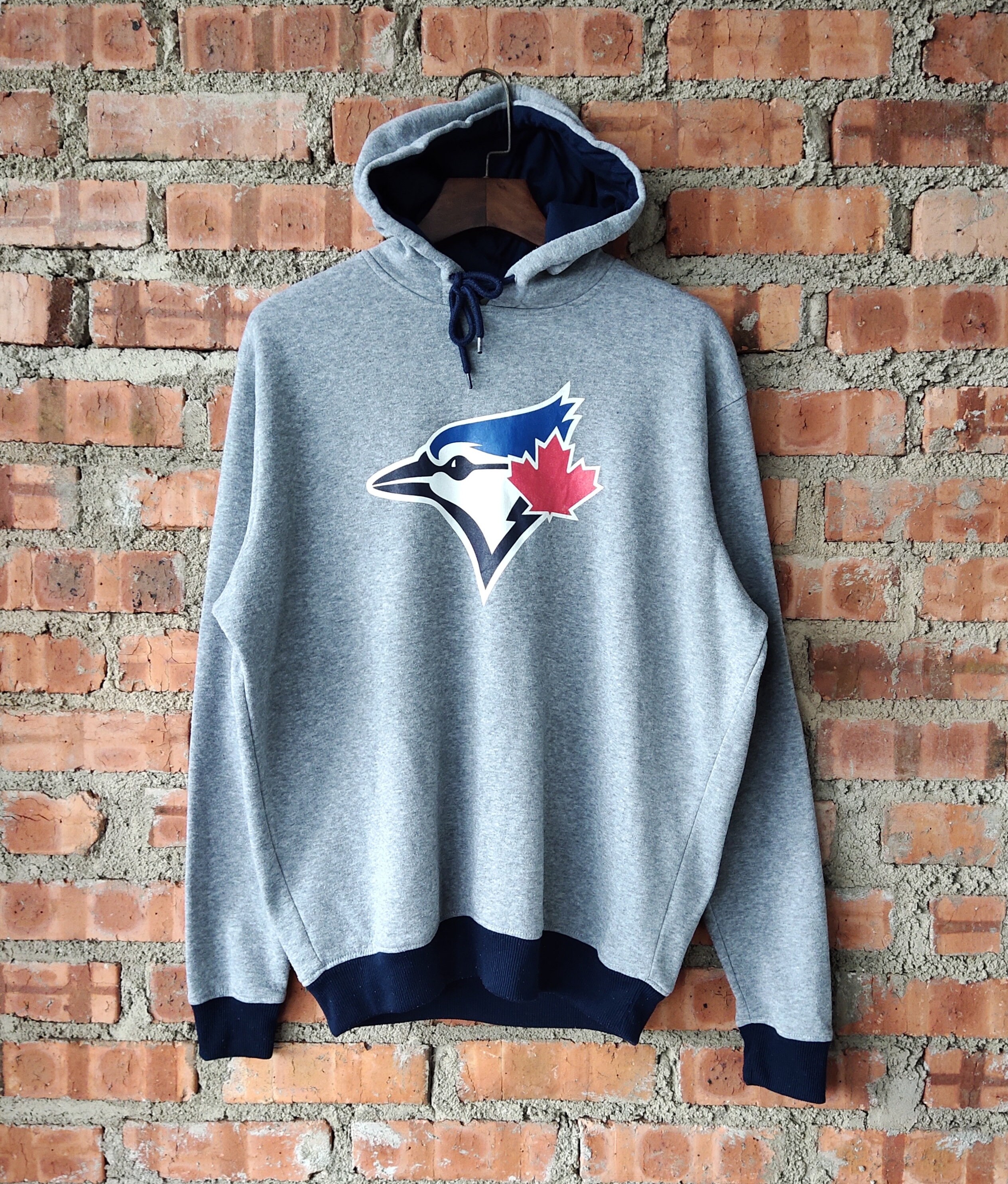 Vintage 90s MLB Toronto Blue Jays Baseball Sweatshirt Blue Vintage 90s MLB Toronto Blue Jays Baseball Sweatshirt Blue