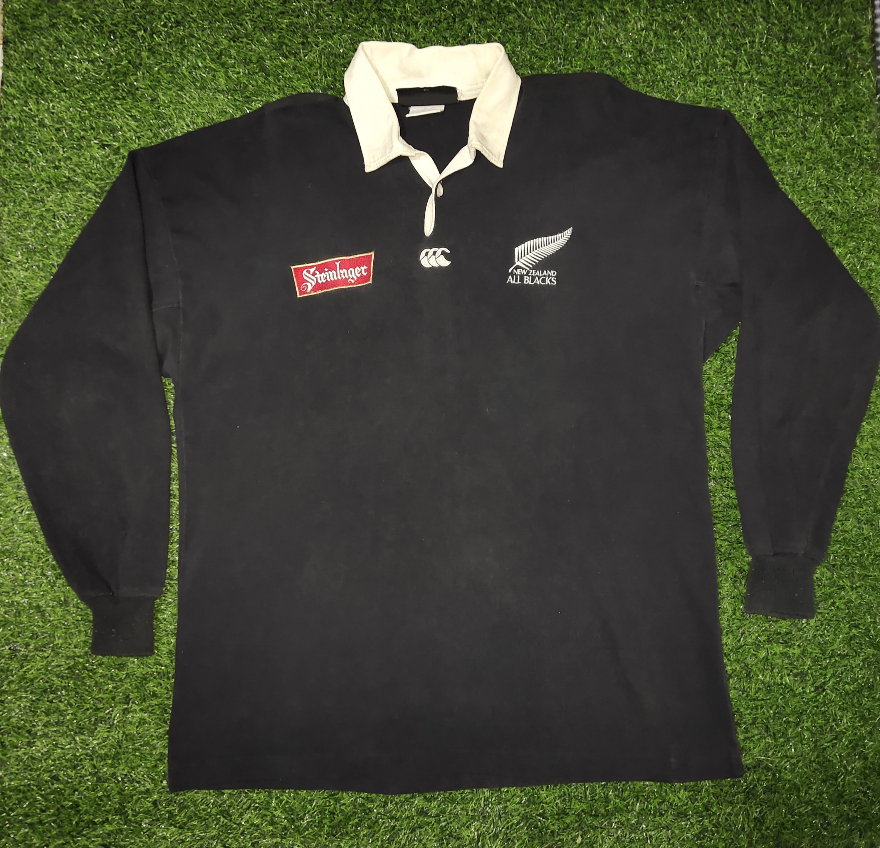 Vintage 90s Distressed Canterbury New Zealand All Blacks