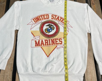 Vintage 90s United States Marine Corps USMC Sweatshirt USMC
