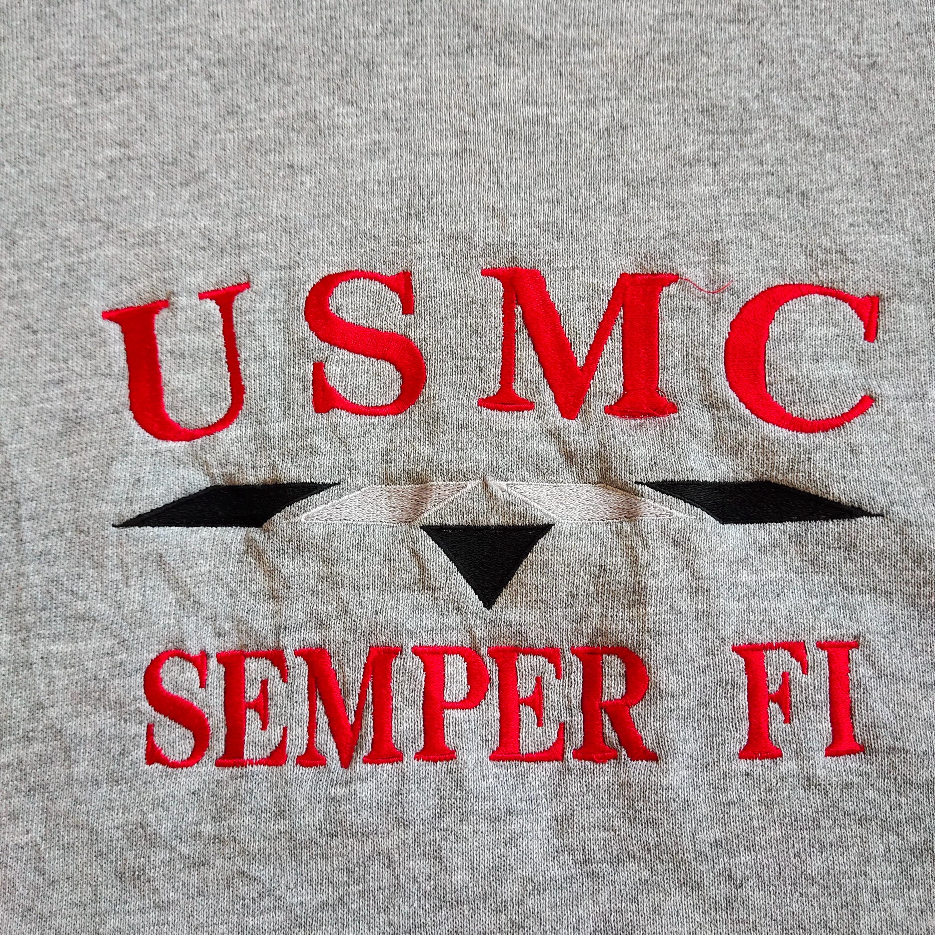 90年代ヴィンテージ アメリカ海兵隊 USMC Semper Fi スウェットシャツ 