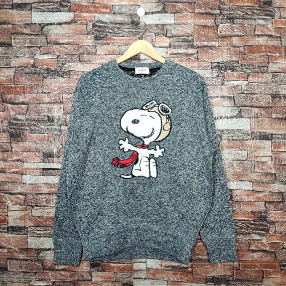 Vintage Peanuts Snoopy Sweatshirt Peanuts Crewnec… - image 1