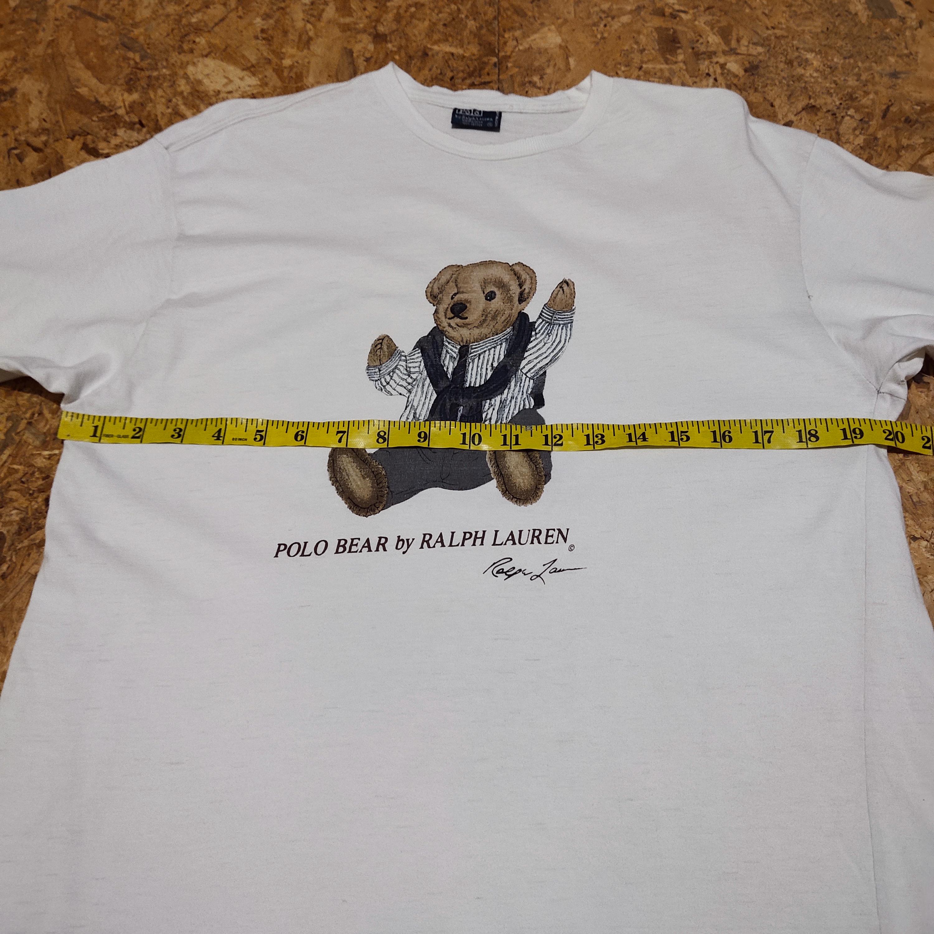 Vintage 90s Distressed Polo Bear Ralph Lauren T-shirt Polo