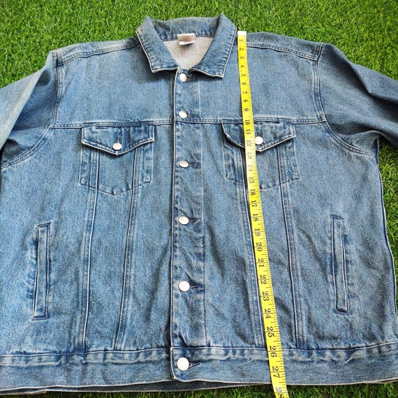 Vintage 90s Disney Beauty and the Beast Denim Jeans Jacket Disney