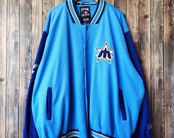 90’s archive “ALFRED VERSACE” zip jacket Vintage 90s Alfredo Versace Big Logo Jacket A. Versace Tag