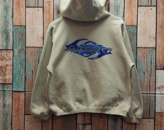 Quiksilver ジップ フード ジャケット ビンテージ スケート サーフ Quiksilver ジップ フード ジャケット ビンテージ スケート サーフ