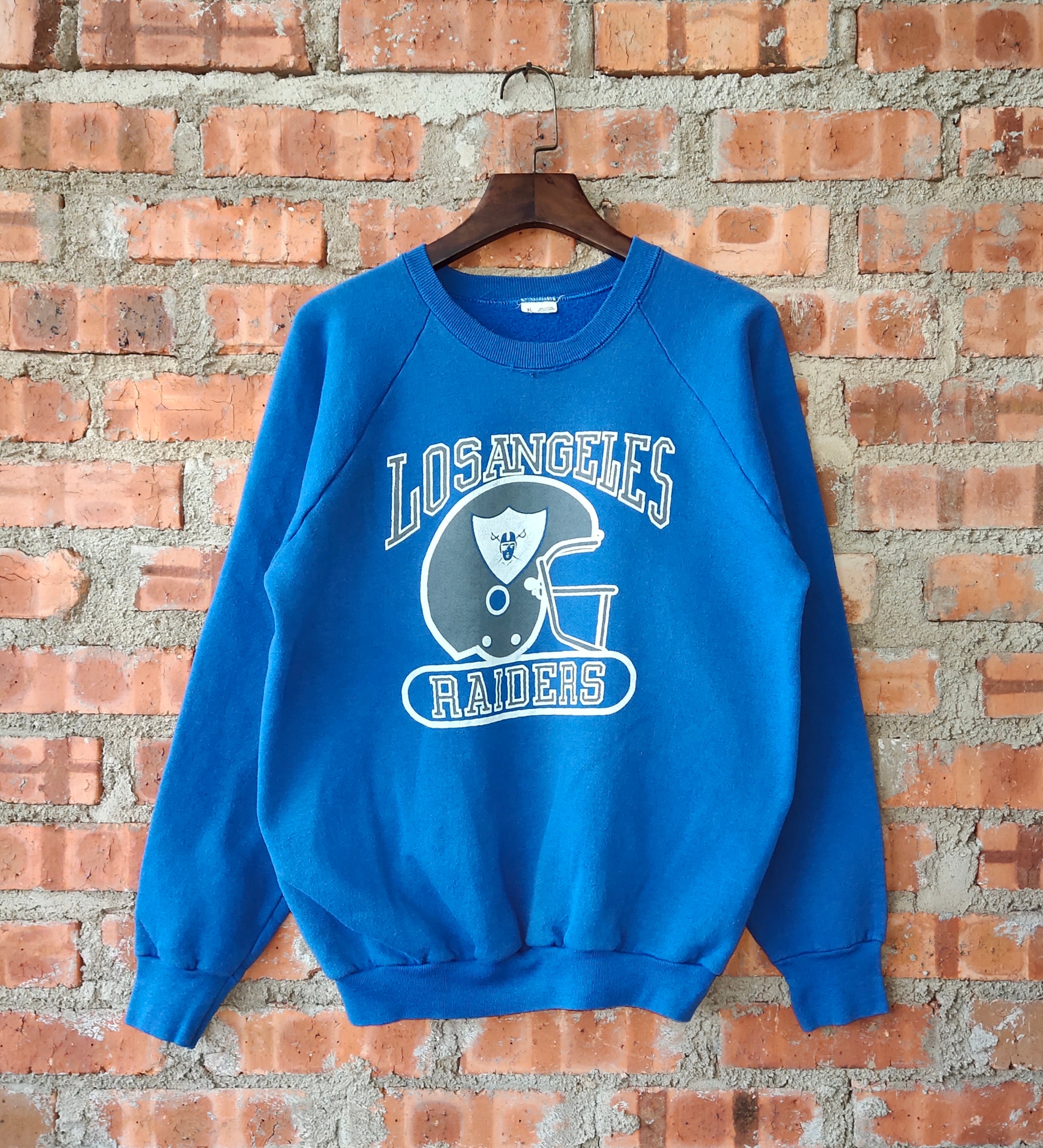 Vintage 90s Los Angeles Raiders Football Sweatshirt Raiders -   Denmark
