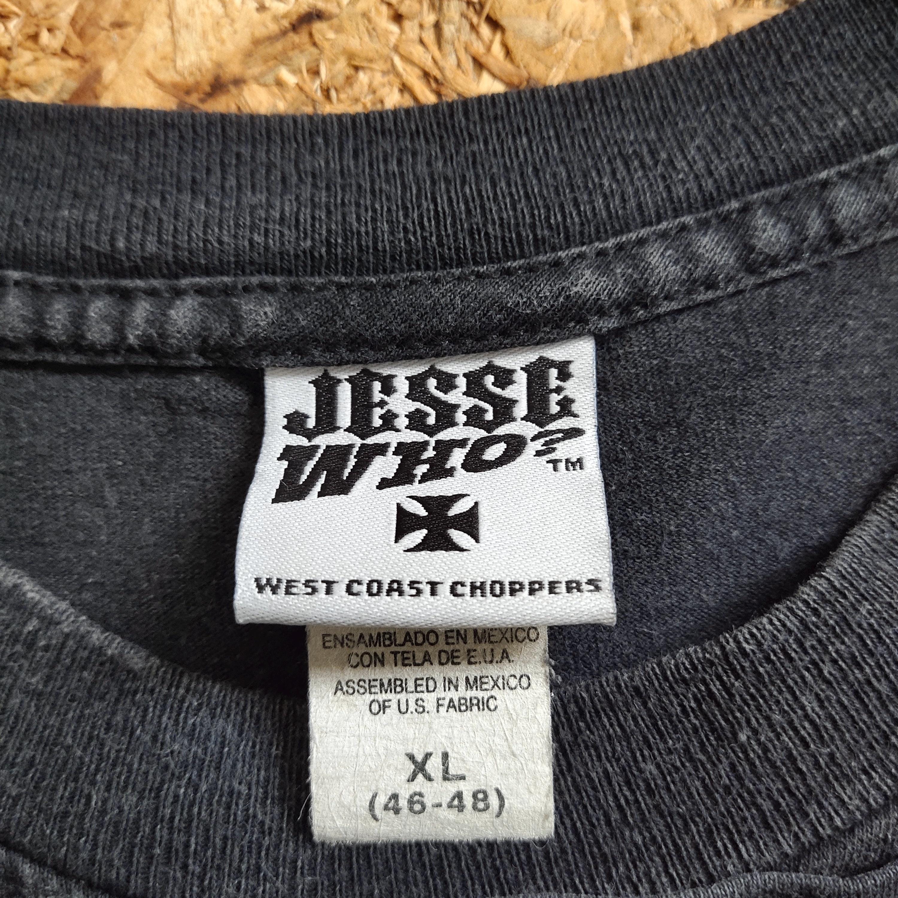 RARE Vintage 90s Distressed West Coast Choppers T-shirt Choppers