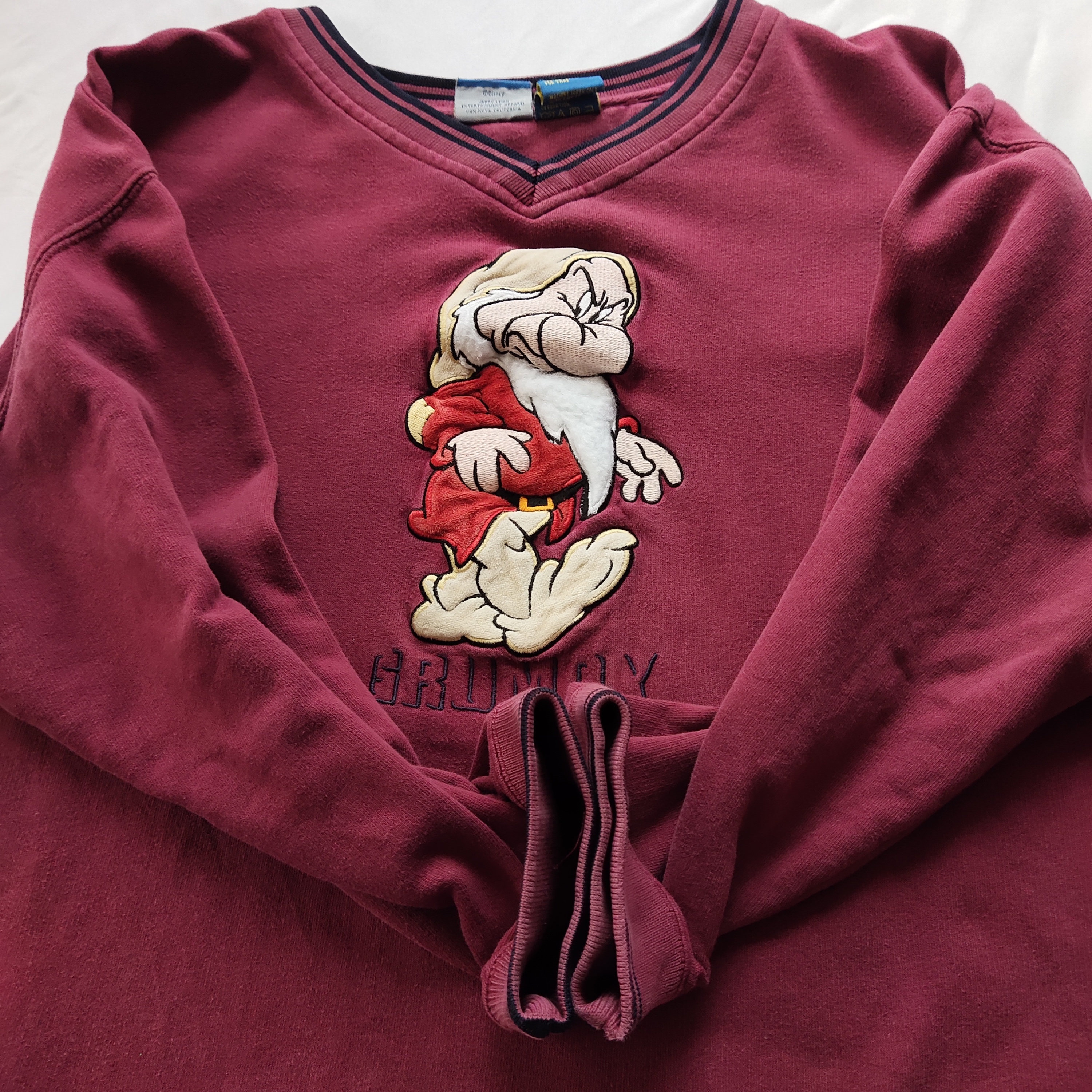 Vintage 90s Grumpy Snow White Seven Dwarfs Sweatshirt Grumpy Crewneck ...