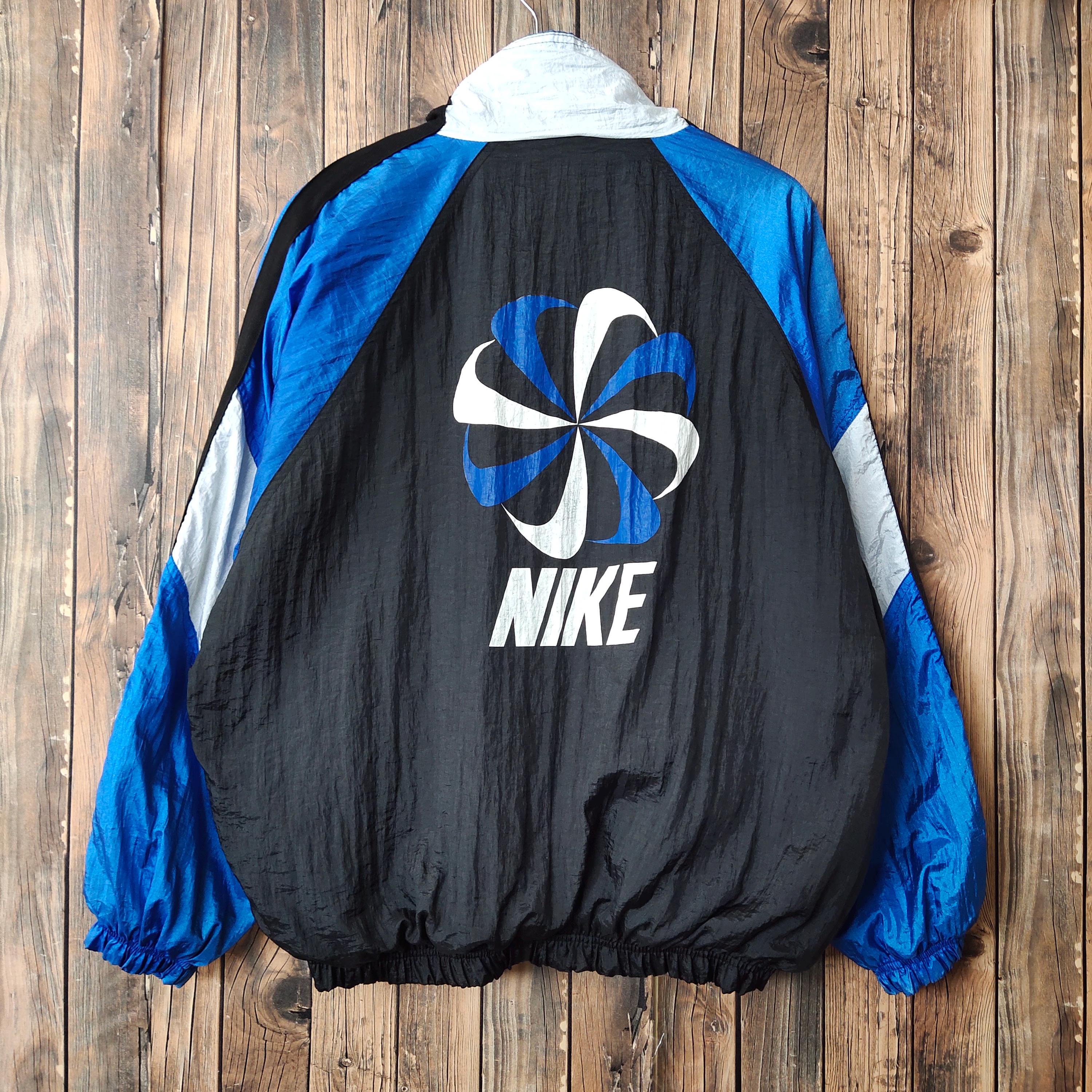 Vintage 90s Nike Pinwheel Jacket Nike Sweater Nike Jumper Nike