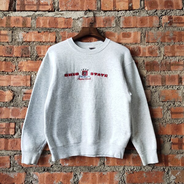 Sweat Enfant Vintage 3T Ohio State Buckeyes – USA, Années 80-90, Rouge, Coton/polyester