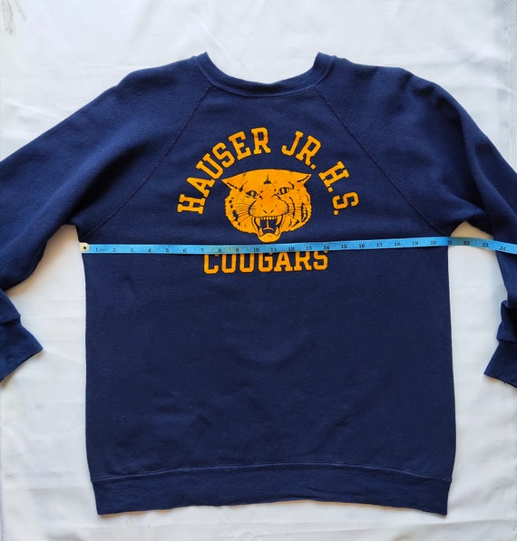 Vintage 80s Hauser JR. H.S. Cougars by Champion S… - image 9