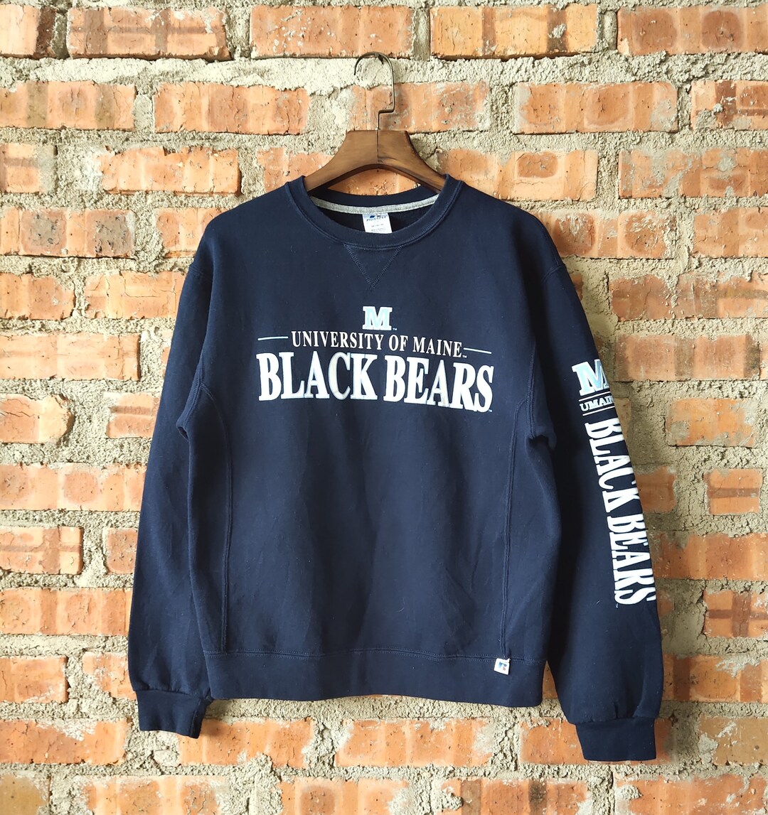 Maine Black Bears Basic Block Hoodie - Navy