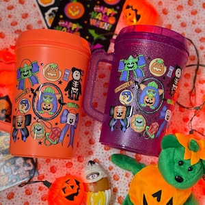Version 2 90's Kid's Halloween Trucker Mug/Spooky Cute Halloween Mug/Retro Halloween Mug