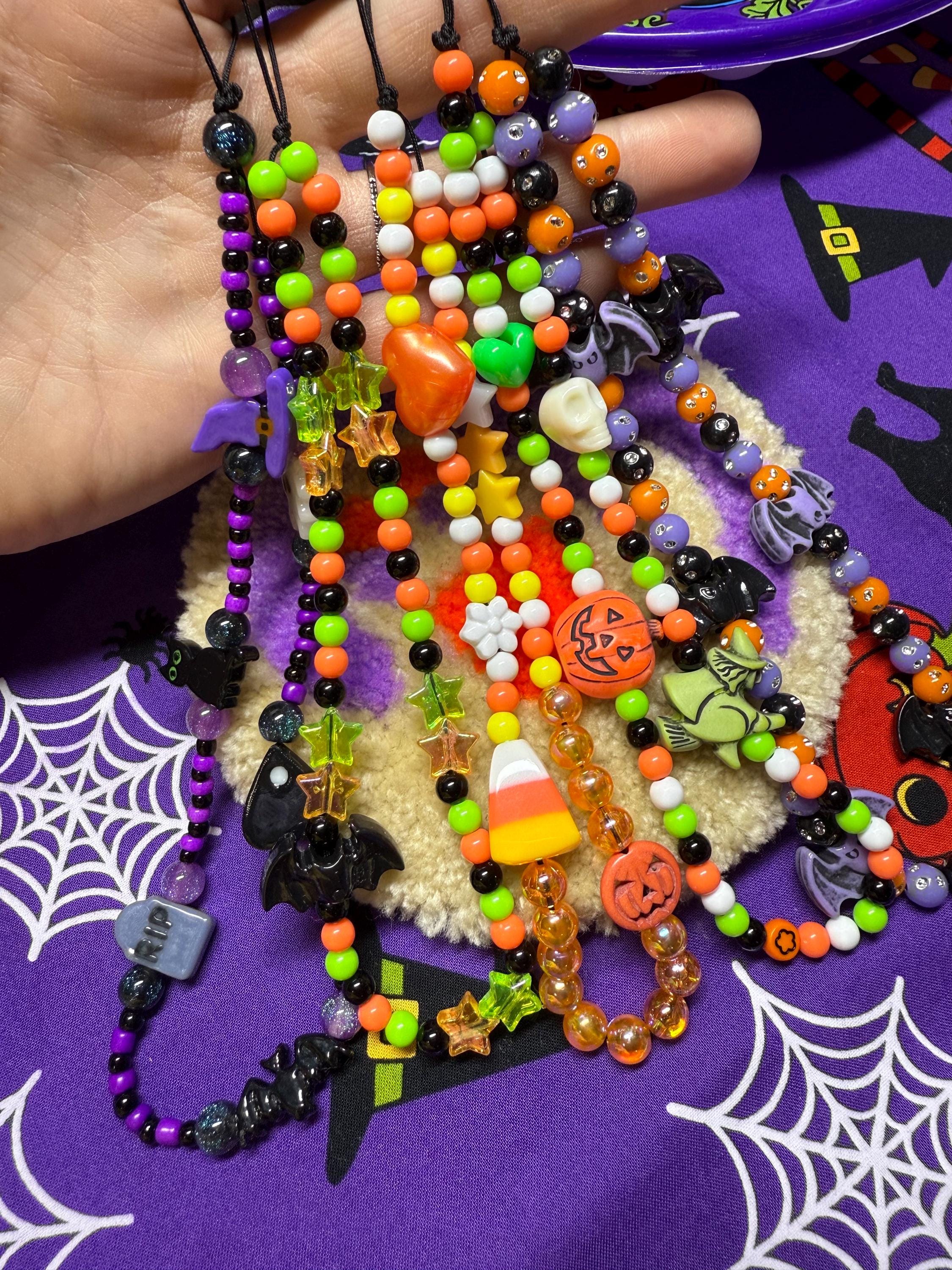 Halloween Phone Charm/Phone Accessories/Beaded Phone Charm