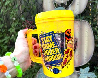 Taza retro para amantes de las películas de terror / Taza retro para camioneros / Taza de Halloween